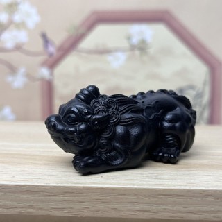 【VAVA工藝品】達拉沉香木雕刻招財貔貅 高檔手把把件 實木擺件文玩汽車吊飾