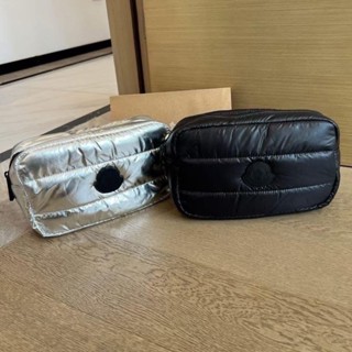 現貨🇫🇷Moncler 羽絨盥洗包 #銀色 #黑色
