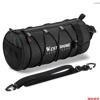 【新品】實用自行車包多功能自行車包大容量自行車前收納包防摔耐磨-