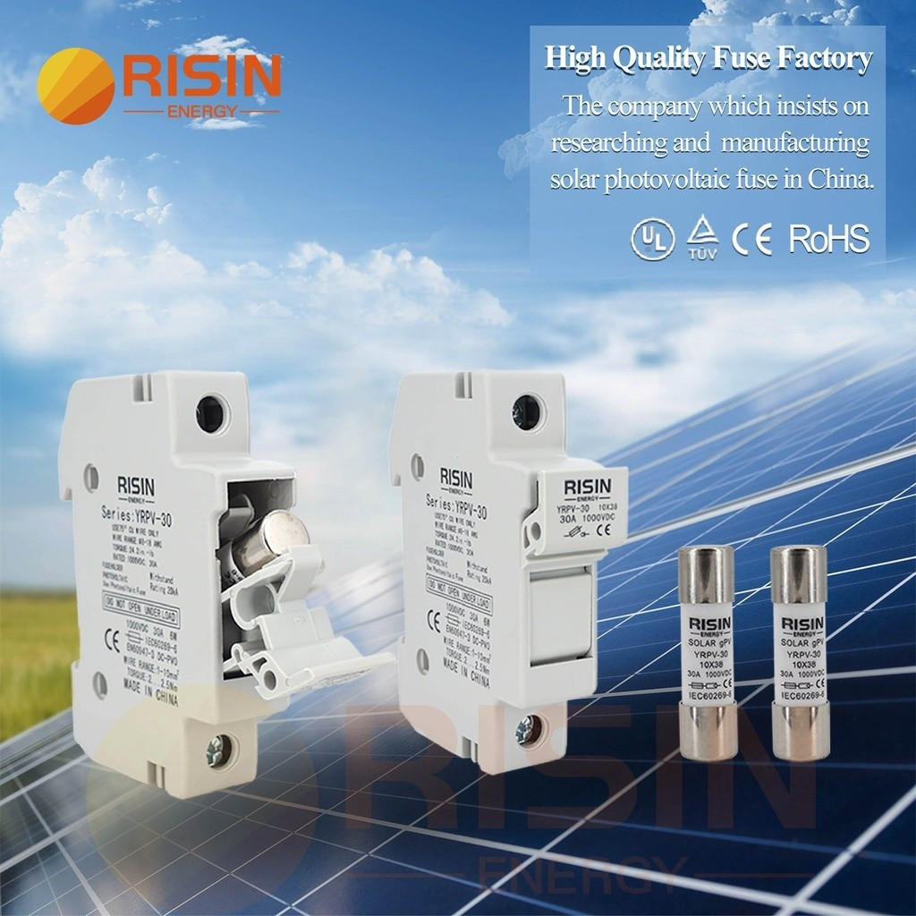 常用 10x38mm DC 保險絲座保險絲座 1000V 500V 太陽能光伏底座