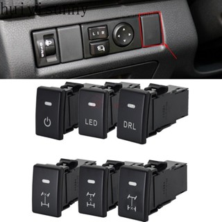 Hys 汽車開關按鈕電源開關 LED DRL 按鈕前中後差速鎖開關帶連接線適用於五十鈴 MU-X / D-MAX