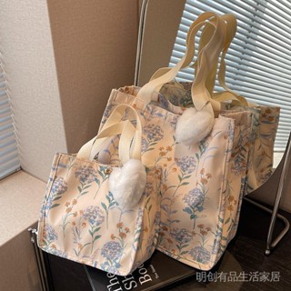 新品限時特惠 【店鋪熱銷】大容量帆布包包女2023原創托特包學生單肩通勤大包ins日系手提袋