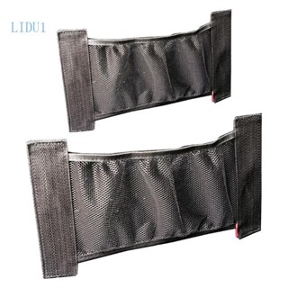 LIDU1 通用汽車後備箱貨物儲存收納袋網袋網狀行李尼龍 20x35 45