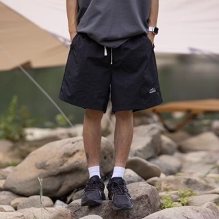 【HOT 本舖】男裝 烏梅紫醬紫色短褲男夏季速乾冰絲運動五分中褲大碼美式沙灘大褲衩