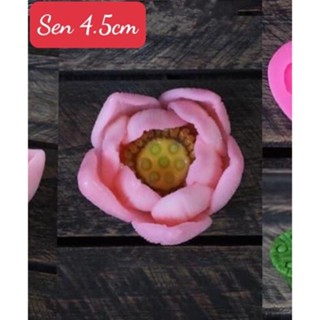 矽膠模具 - 迷你泰國蓮花 - 4.5 釐米開花蓮花 - 製作果凍 - 製作蠟燭 - 製作巧克力