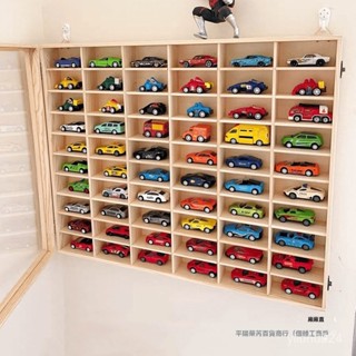 <優品>閤金小汽車模型收納架展示櫃墻寶寶玩具tomica多美卡風火輪置物盒 L4YV