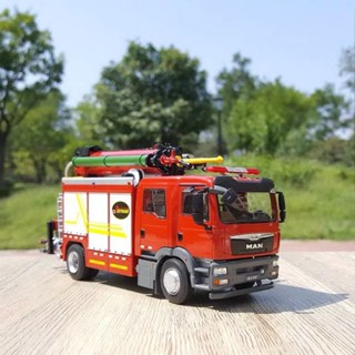 1:43 原廠 捷達 救援主戰消防車 MAN 曼消防車模合金消防車模型