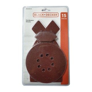 BLACK+DECKER 綜合砂紙包 BDA15SP