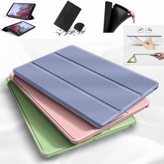 適用於華為 MatePad SE 11 2024 PU 皮革軟矽膠翻蓋折疊保護套的平板電腦保護套