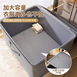 家用陽離子軟蓋收納箱大容量折疊收納盒檔案證件整理便攜式儲物箱