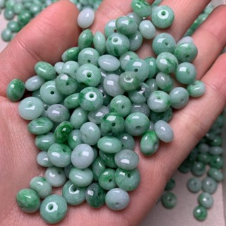宏雲Hongyun-jf-(1pcs)- 緬甸翡翠A貨珠子多寶珠圓珠diy手串項鍊散珠玉石飾品廠家供應