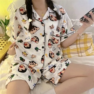 ❤️在臺出貨 蠟筆小新睡衣可愛睡衣 睡衣女 美樂蒂睡衣 長袖睡衣卡通睡衣短袖睡衣女 情侶睡衣 短袖居家服 女生睡衣
