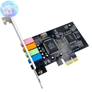 ANAP PCI-E 5.1 音效卡電腦 PCIE 5.1 聲道 3D 音訊 6 通道 3D 遊戲音樂數字音效卡 PCI E