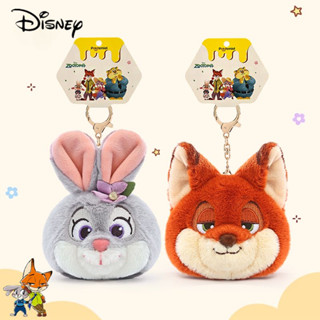 迪士尼 Disney Zootopia Judy Nick 毛絨鑰匙扣揹包魅力毛絨玩具汽車配件授權動物頭娃娃