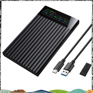 2.5 英寸硬碟盒 SATA 轉 USB3.1 外接硬碟盒 6Gbps HDD SSD 硬碟盒 PC 存儲盒 gjxqn