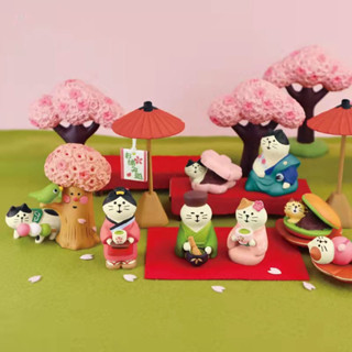 【微景小舖】微景觀 日式貓咪 小春茶屋 ZAKKA櫻花抹茶 小鳥櫻花樹 糰子貓 櫻花 多肉植物 微縮模型 DIY手作材料