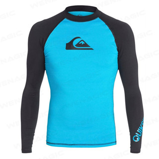#QUIKSILVER潛水服戶外長袖衝浪服男士防曬泳衣速乾緊身衣耐磨泳裝#