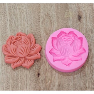 矽膠模具 - 蓮花壓面 - 8 釐米尖頭蓮花 - 填充果凍 - 製作蠟燭 - 製作巧克力