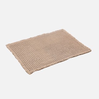 Home Zone 華夫格吸水地墊 60x40cm 奶茶