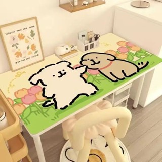 mouse pad 滑鼠墊 table mat 桌墊 辦公桌墊學習桌皮革桌墊卡通兒童寫字檯桌面保護墊家用防水防滑隔熱桌