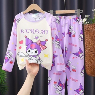 【現貨】虧本衝量🔥兒童睡衣春秋季卡通可愛長袖薄款套裝小孩女寶寶中大童家居空調服