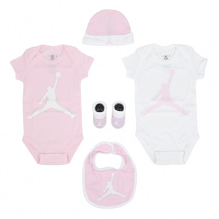 Nike 包屁衣 Jordan 新生兒 嬰幼兒 禮盒組 彌月禮 喬丹 五件組 [ACS] JD2433031NB-001
