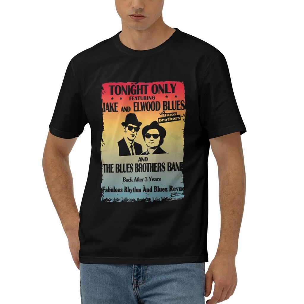 The Blues Brothers Tonight Only 海報 Good Store 高品質棉質 T 恤