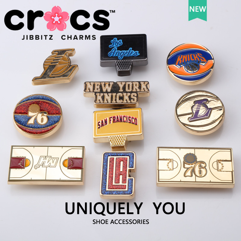 crocs 鞋扣 金属洞洞鞋鞋扣 鞋扣 洞洞鞋鞋扣  鞋釦 洞洞鞋配飾 鞋花 NBA 籃球隊徽  時尚鞋附件
