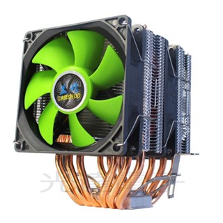 【光達散熱】蘭碩6熱管CPU散熱器超靜音775AMD1155 1366臺式機電腦CPU風扇2011