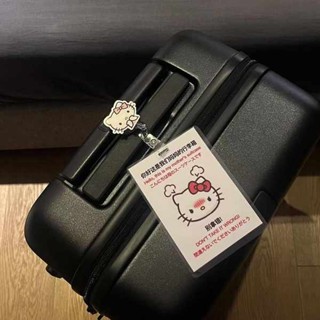 行李吊牌 韓國 行李吊牌 hellokitty行李箱標識牌醒目可愛旅行箱防丟行李牌登機牌吊飾掛牌