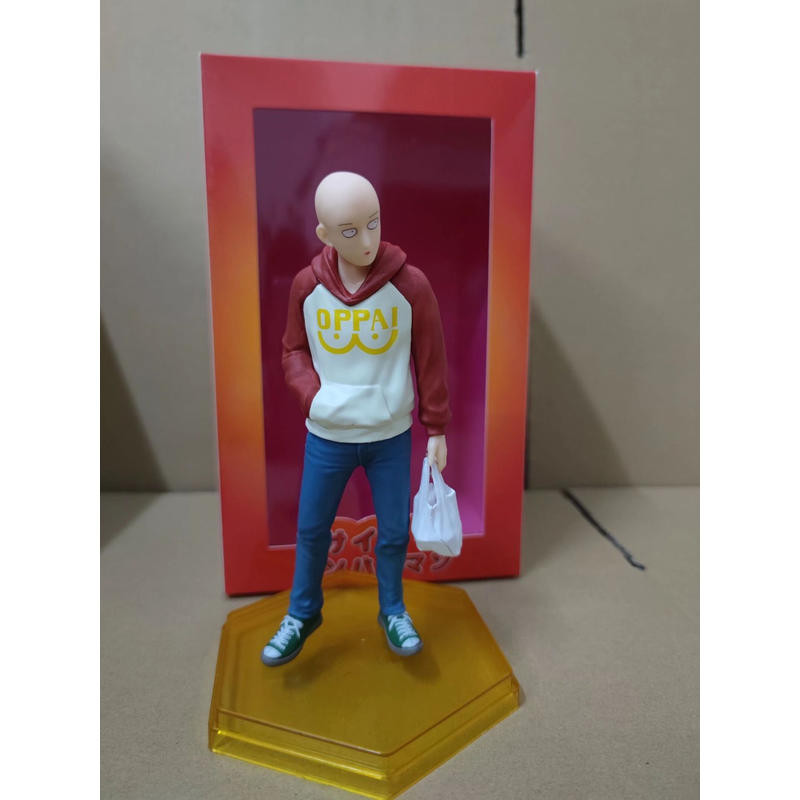 琦玉老師  買菜琦玉 買菜一拳超人 買菜琦玉老師 便服一拳超琦玉 便服衛衣呆萌琦玉 盒裝工載手辦擺件模型