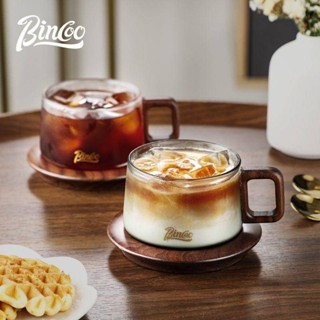 ~優質精品推薦~Bincoo日式咖啡杯碟套裝高檔下午茶禮盒裝帶勺高顏值咖啡玻璃杯子