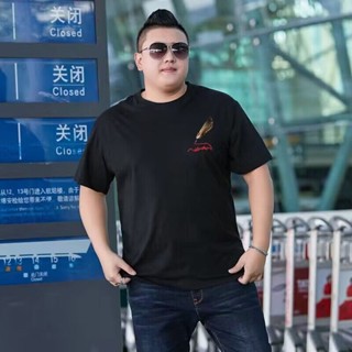 大尺碼t恤Oversize L-8XL大尺碼上衣男大號男裝加肥加大碼短袖T恤寬鬆夏季休閒男衣服胖子上衣