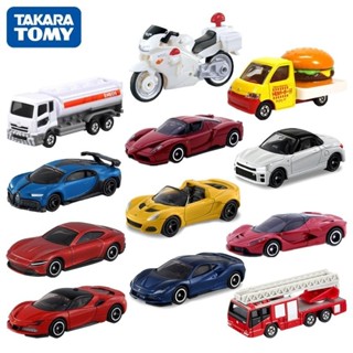 <優品>tomica 多美 模型車 車模 車模型 TAMIYA 閤金車騰日版TOMY多美卡閤金小汽車模型1--120號紅