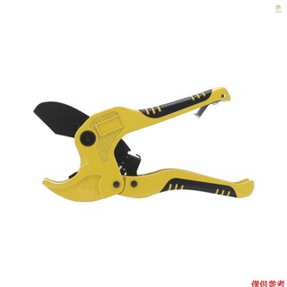 Casytw PVC 切管機,用於切割 PEX、PVC、PPR 塑膠軟管和管道的重型棘輪管切割機,最大 1-5/8 英寸