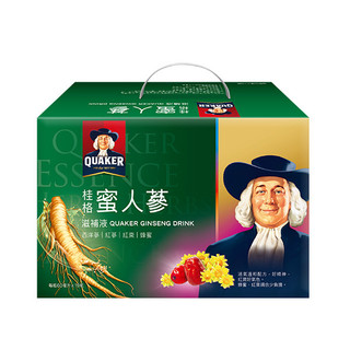 【QUAKER 桂格】蜜人參盒裝（19瓶入）