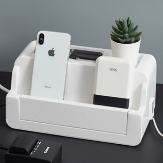 🚀臺灣出貨🚀插線板電線收納案頭充電數據線插排插座理線器集線裝潢遮擋盒