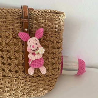 【限時下殺】可愛小豬皮傑玩偶毛線手工編織diy材料包 生日禮物手作鉤織玩偶娃娃打發時間 小熊維尼針織材料包