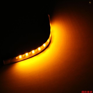 Casytw 12V 1Pcs 通用 18 LED 燈條,摩托車轉向訊號燈,尾拖車剎車剎車燈柔性 LED 牌照燈