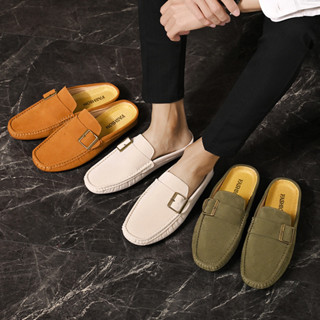 【現貨】大碼 38~48 男士軟皮樂福鞋男休閒皮鞋 Clarks 男鞋 Doug Boat 皮革駕駛鞋一腳蹬男士樂福鞋