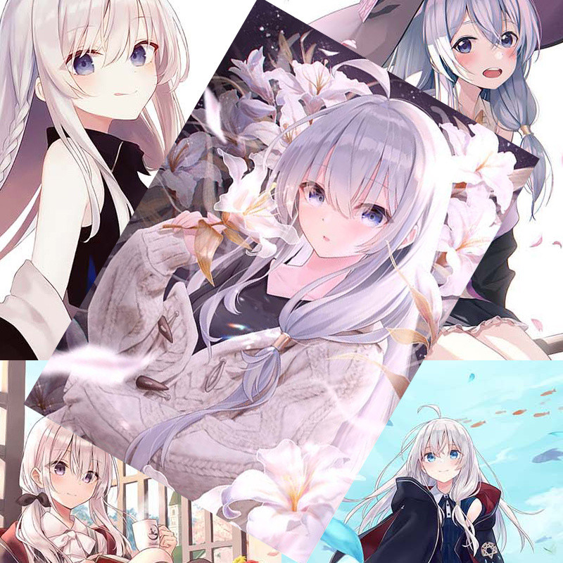 【潮玩精品摆件】魔女之旅海報二次元週邊伊蕾娜灰之魔女學生宿捨裝飾壁紙高清墻貼