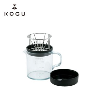KOGU 珈琲考具 可收納 濾杯＋下壺 手沖咖啡 組合 1~2人份（300mL）『日本製』『原廠授權公司貨』