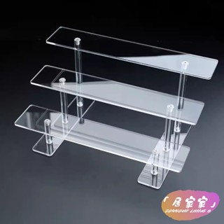 蝦皮超低價 泡泡瑪特收納 公仔模型展示架 公仔展示櫃 壓克力架 公仔展示架 壓克力【1145人收 樓梯架 三層架 階梯架