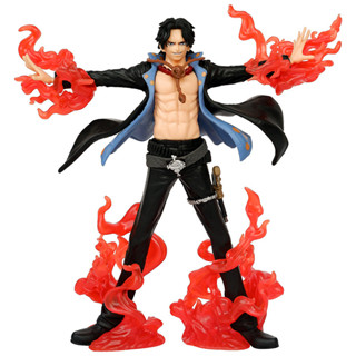 海賊王手辦DXF SPECIAL 海賊火拳艾斯模型手辦擺件黑衣艾斯figure