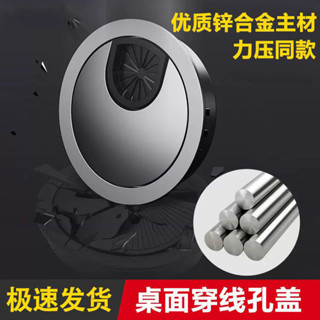 【店長推薦】電腦辦公桌穿線孔蓋板桌面走線盒封口蓋書桌裝飾圈開孔開洞圓孔蓋 精品