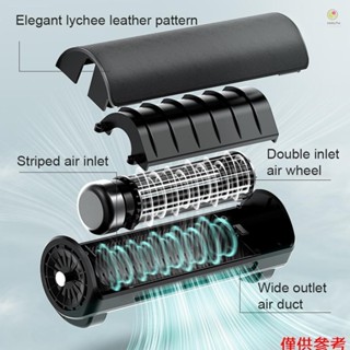 Casytw 汽車座椅換氣扇 USB 冷卻風扇空氣迴圈電風扇低噪音帶 3 個可調節風速開關,適用於汽車卡車 SUV