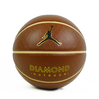 Nike Jordan Diamond Outdoor 8p 籃球 7號 棕 [FB2299-218]
