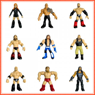 WWE 摔跤手人偶模型 5-6cm小人偶模型 兒童玩具
