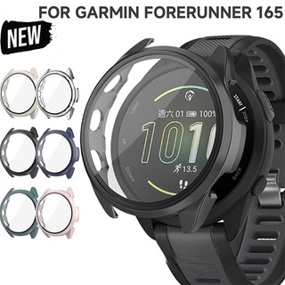 適用於 Garmin Forerunner 165 錶殼配件的 PC 外殼膜一體式保護殼相容