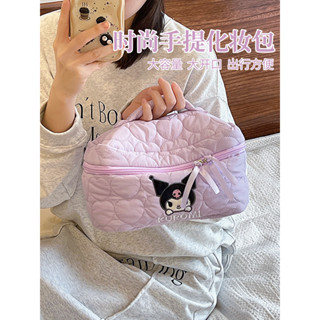 ❤樂趣屋❤正版三麗鷗收納包 卡通軟萌高顏值化妝包 大容量少女心雜物手拿收納袋 庫洛米美樂蒂